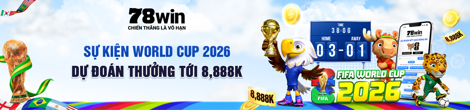 banner su kien world cup 78win thuong lon